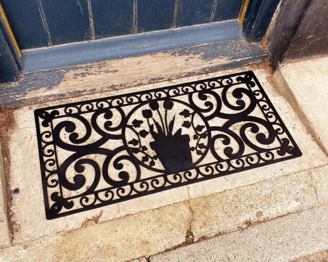 Personalised Metal Doormat - Custom Door Mat, Housewarming Gift, Entrance Wedding Number Mat - image 1