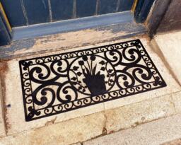 Personalised Metal Doormat - Custom Door Mat, Housewarming Gift, Entrance Wedding Number Mat - thumbnail 1