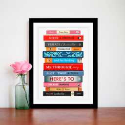 Personalised Book Print For Mum, Mother's Day Gift, Gift For Custom Lovers - thumbnail 2