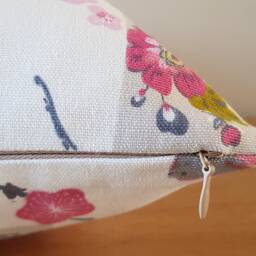 Handmade Birdhouse Cushion Clarke & Cotton Fabric - thumbnail 2