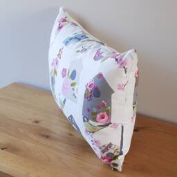 Handmade Birdhouse Cushion Clarke & Cotton Fabric - thumbnail 3