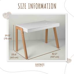 Adjustable Growing Desk - Wooden Kids Bedroom Montessori Toddler Table Homeschool Preschool Furniture - thumbnail 3