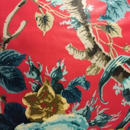 Schumacher Elizabeth Rouge Fuchsia Cushion Cover - thumbnail 2