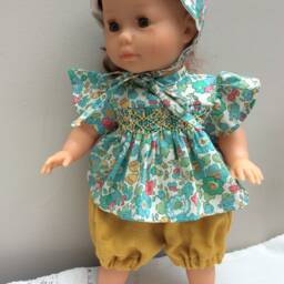 Liberty Betsy Green Beguin, For 36 cm Dolls - thumbnail 4