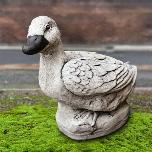 Concrete Duck Sculpture Handmade Garden Bird Figurine Stone Ornament Outdoor Goose Statue Cement Decor Farm Animal Yard Art Gift - image 1