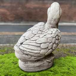 Concrete Duck Sculpture Handmade Garden Bird Figurine Stone Ornament Outdoor Goose Statue Cement Decor Farm Animal Yard Art Gift - thumbnail 4