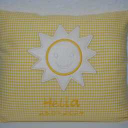 Pillow Sun, Sun Cushion, Pillow, Name Pillow Baptism Birth Children's With - thumbnail 2