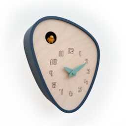 Cuckoo Clock - Wind With Amber Bird & Mold Green Hands - thumbnail 3
