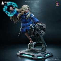 Child Of The Moon Station - Sci Fi Game Diorama Lunar Futuristic Diana Resin Figure 16K - thumbnail 3