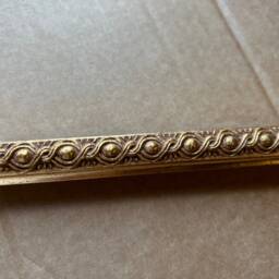 Embossed Gold Wood Photo Frame - Antique Royal Style, Handmade - thumbnail 3