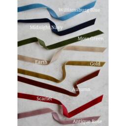 Velvet Bow For Wall Candle Sconce - Ribbon All Colours - thumbnail 2
