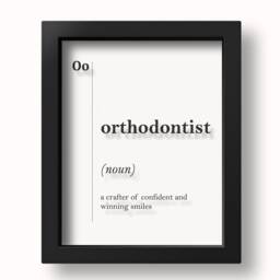 Transparent Orthodontist Definition Dental Office Decor Dentist Gift For Wall Art Stomatology Gifts Poster - thumbnail 3