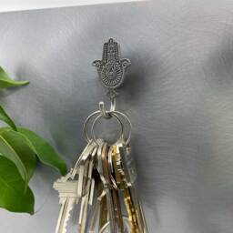 Protection Mandala Magnetic Hook - Handmade Key Holder, Meditation, Yoga, Wellness & Zen Home Decor