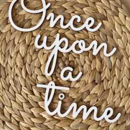 Once Upon A Time White Painted Wall Sign. Wooden Or Acrylic Nursery Baby Bedroom Quote Decor. Shower Gift. Children's Reading Corner - thumbnail 3