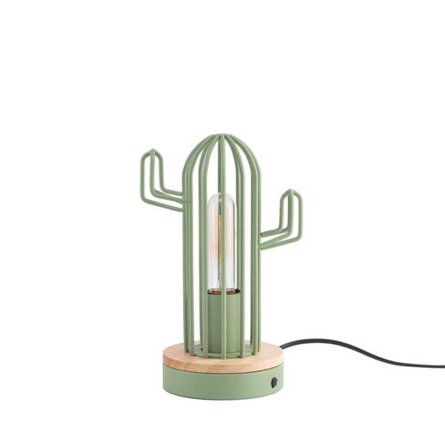 Gift For Graduation 2026, Cactus Table Lamp, Mood Funky Nightlight, Green Accent Light - image 1