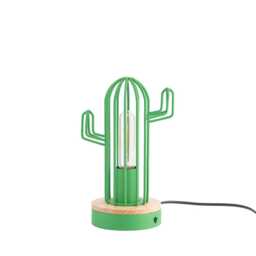 Gift For Graduation 2026, Cactus Table Lamp, Mood Funky Nightlight, Green Accent Light - thumbnail 2