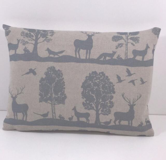 Voyage - Cairngorms Loch Wonderful Scottish Highland Fauna & Floral Cushion Cover Handmade Throw Pillow Designer Home Decor - image 1