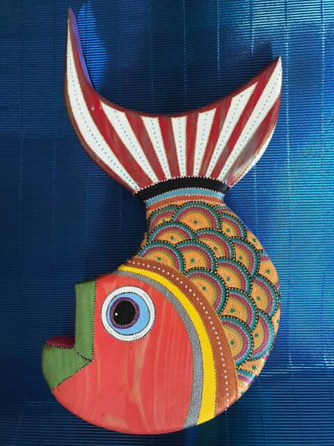 Wood Fish Wall Hangings , Wall Art, Wooden Decoration, Fish, Handmade Fish, Fish Hanging, Decor - image 1
