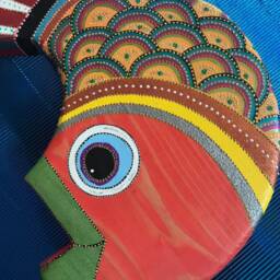 Wood Fish Wall Hangings , Wall Art, Wooden Decoration, Fish, Handmade Fish, Fish Hanging, Decor - thumbnail 2