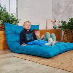 Cozy Custom Floor Cushion, Pillow, Velvet Seat Reading Nook Tufted Nook Floor Cushion - thumbnail 4