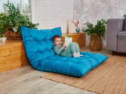 Cozy Custom Floor Cushion, Pillow, Velvet Seat Reading Nook Tufted Nook Floor Cushion