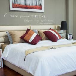 The One My Soul Loves - Romantic Vinyl Quotes Bedroom Wall Decal Song Of Solomon Saying- 012 - thumbnail 1