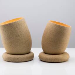 Table Lamps, Ceramic Desk Lamp, Bedside Home Office Decor, Interior Designer Gift, Accessories, Industrial Lighting, Set Of 2 - thumbnail 2