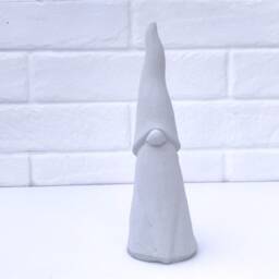 Tall Concrete Gonk/Gnome Christmas Festive Decoration - thumbnail 3