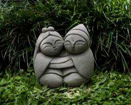 Jizo Buddha Stone 9 Inch/22 cm, Figurine, Buddha, Statue, Jizo, Zen Japanese - thumbnail 1