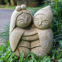 Jizo Buddha Stone 9 Inch/22 cm, Figurine, Buddha, Statue, Jizo, Zen Japanese - thumbnail 4