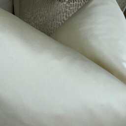 "Ivory Satin Luxury Cushion Cover, Throw Pillow Bed Cover 12"" X 20" - thumbnail 4