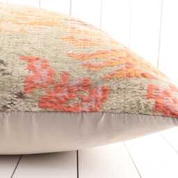 Turkish Kilim Pillow Cover 24x24 Inch Vintage Anatolian Home Decor - thumbnail 4