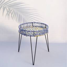 Handmade Tray Table For Lawn Garden Round Dining 2 Person Space Saving Breakfast - thumbnail 2