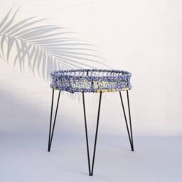 Handmade Tray Table For Lawn Garden Round Dining 2 Person Space Saving Breakfast - thumbnail 3