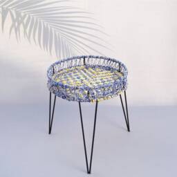 Handmade Tray Table For Lawn Garden Round Dining 2 Person Space Saving Breakfast