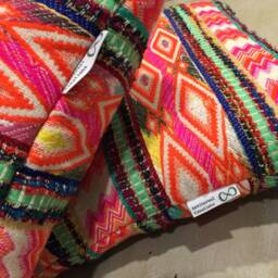 Cushion Covers, Mexican, Aztec, African, Limited Stock Thick Bright Tapestry Cotton/Wool - thumbnail 3