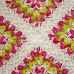 Bargello Crochet Blanket Pattern - Flame Stitch Afghan - PDF Pattern - thumbnail 4
