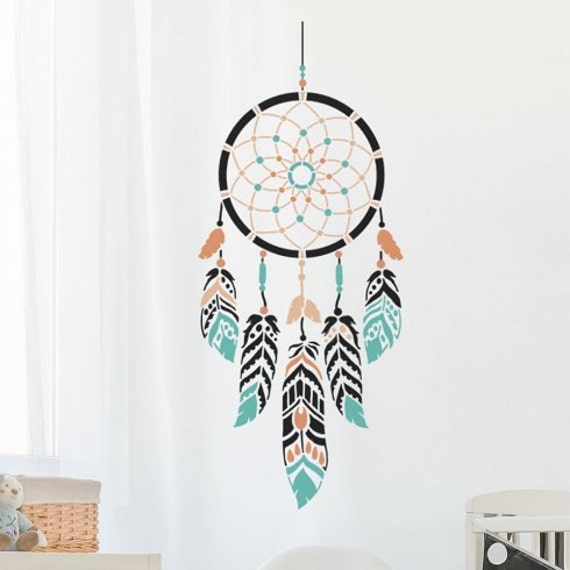 Dream Catcher Wall Art Stencil - Reusable For Diy Decor Better Than Decals - image 1