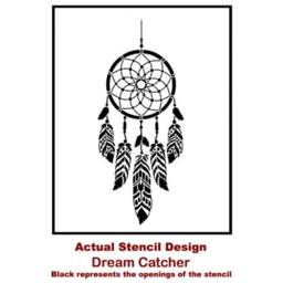 Dream Catcher Wall Art Stencil - Reusable For Diy Decor Better Than Decals - thumbnail 4