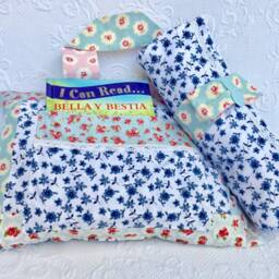 Book Pocket Pillow & Blanket Set, Baby Boy Gift, Reading With Handle, Cushion, Travel Cushion Baby - thumbnail 3