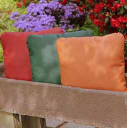 Cushion Cover 40 X cm Artificial Leather Lounge Chair Cushion Back Throw Pillow Wellness