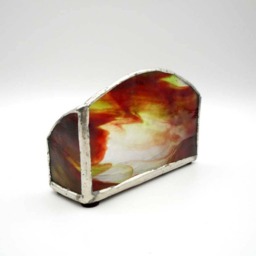 stained Glass Business Card Holder With Swirled - thumbnail 4