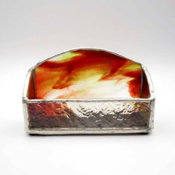 stained Glass Business Card Holder With Swirled - thumbnail 3