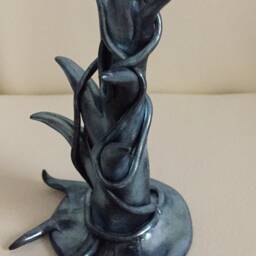 Spooky Polymer Clay Tree Metallic Ice Blue - thumbnail 3