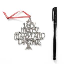 Maryland Christmas Ornament, State Souvenir - thumbnail 4