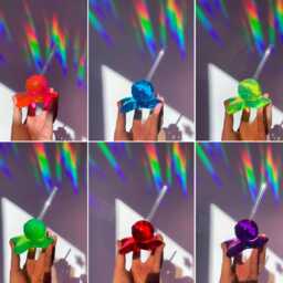 Giant Melting 3D Lollipop, Melted Resin Pop Art, Fake Candy Decor, Food Sculpture, Dopamine Maximalist Funky Decor - thumbnail 3