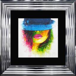 Patrice Murciano Wall Art - Coralie Ii Framed Print With Border - 55cm X 55cm Choice Of Frame Colour - thumbnail 2