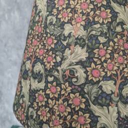 William Morris Orchid Nightshade Fabric Empire Lampshades/Pendant Shade Table, Colourful Home Decor, Handmade in UK - thumbnail 2