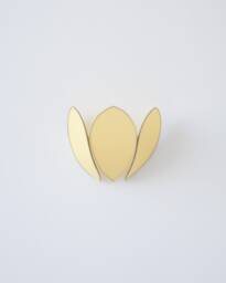Banana Flower & Gold Wall Light