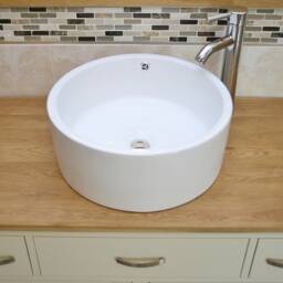 Bathroom Vanity Unit - White Cabinet Wash Stand With Ceramic Basin 1161Pcbc - thumbnail 3